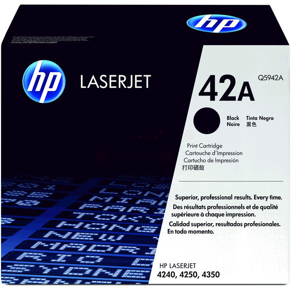 Original HP Q5942A / 42A Toner Schwarz