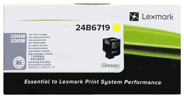 Original Lexmark 24B6719 Toner Gelb