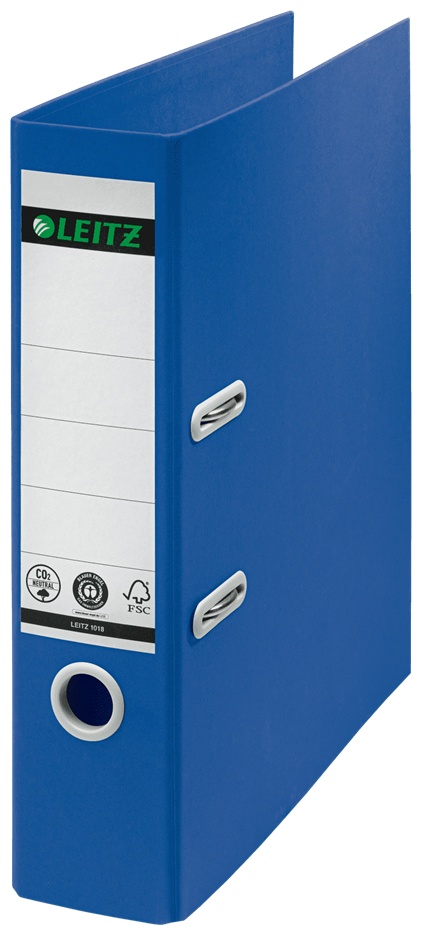 Leitz Ordner recycle 1018 | DIN A4 | 8,0 cm | Blau