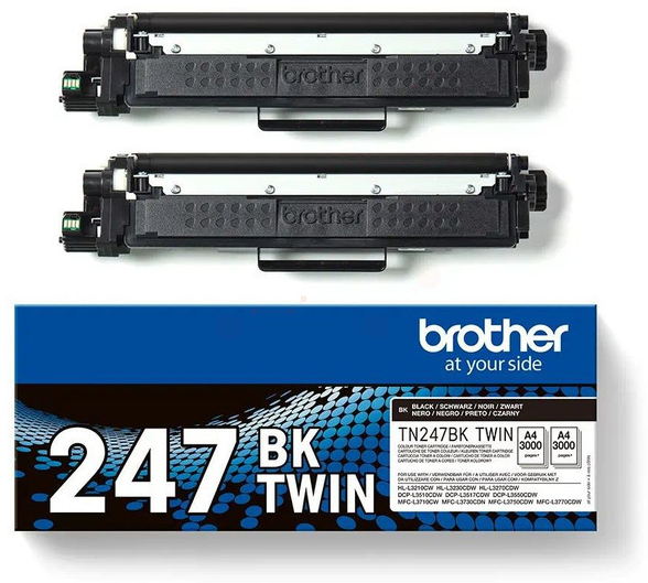 Original Brother TN247BKTWIN Toner Schwarz ( 2er-Set )