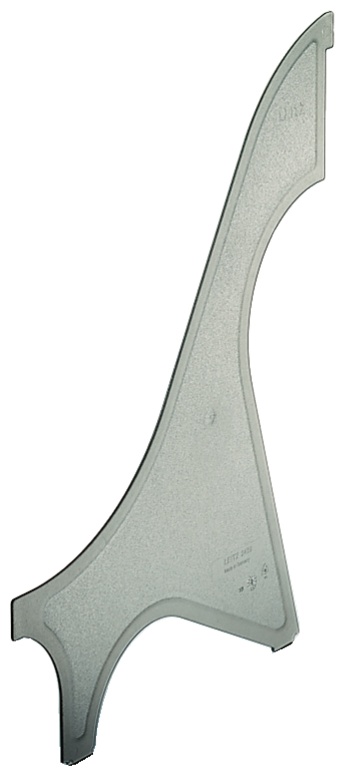 Leitz Stehsammler | DIN A4 | Kunststoff | Grau/Transparent