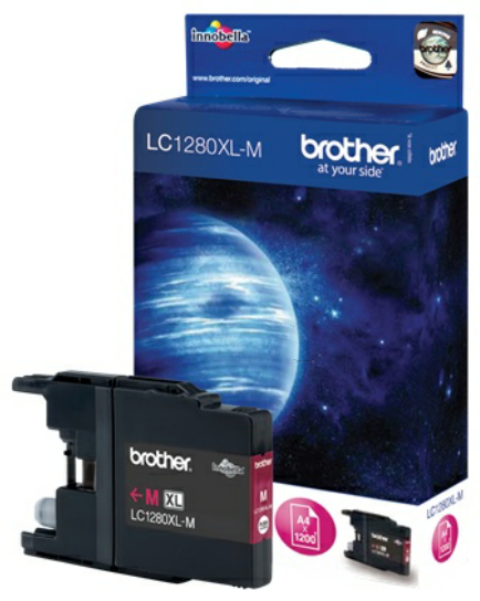 Original Brother LC1280XLM Tinte Magenta XL