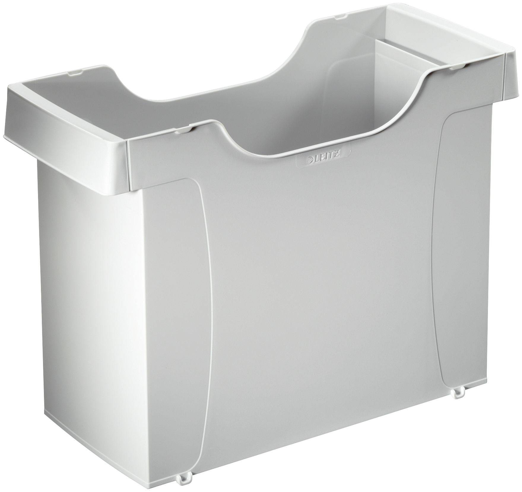 Leitz Hängeregisterbox Hängeregister-Box ohne Mappen Plus Uni-Box 1908 | DIN A4 | Polystyrene | Grau
