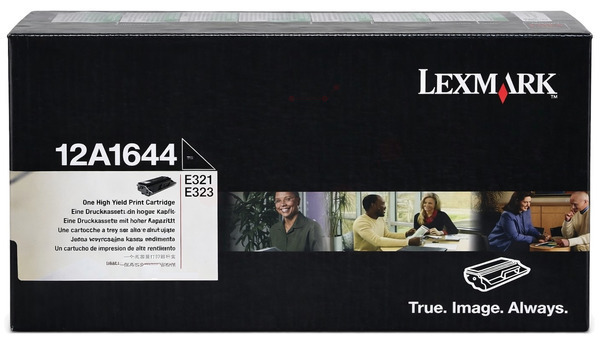 Original Lexmark 12A1644 Toner Schwarz XL