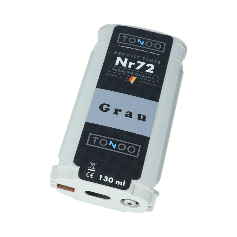 Tonoo® Tinte ersetzt HP 72 | C9374A Grau