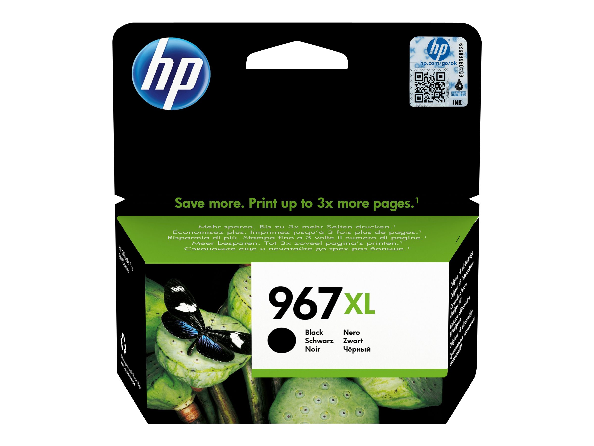 Original HP 967XL | 3JA31AE Tinte Schwarz XXL ( 2024 )