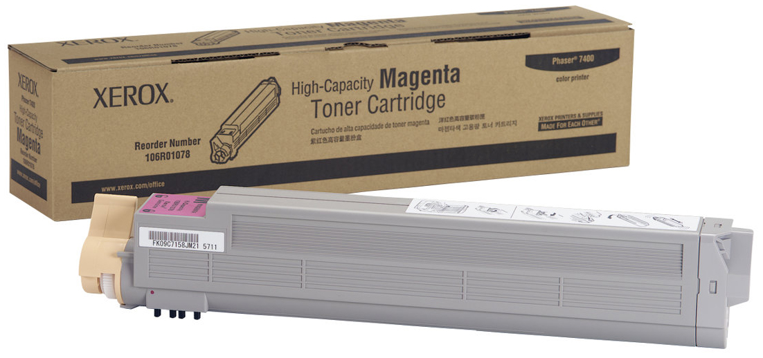 Original Xerox 106R01078 Toner Magenta XL ( A-Ware )