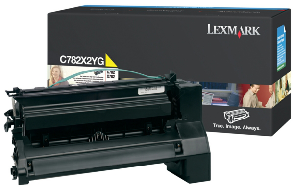Original Lexmark C782X2YG Toner Gelb