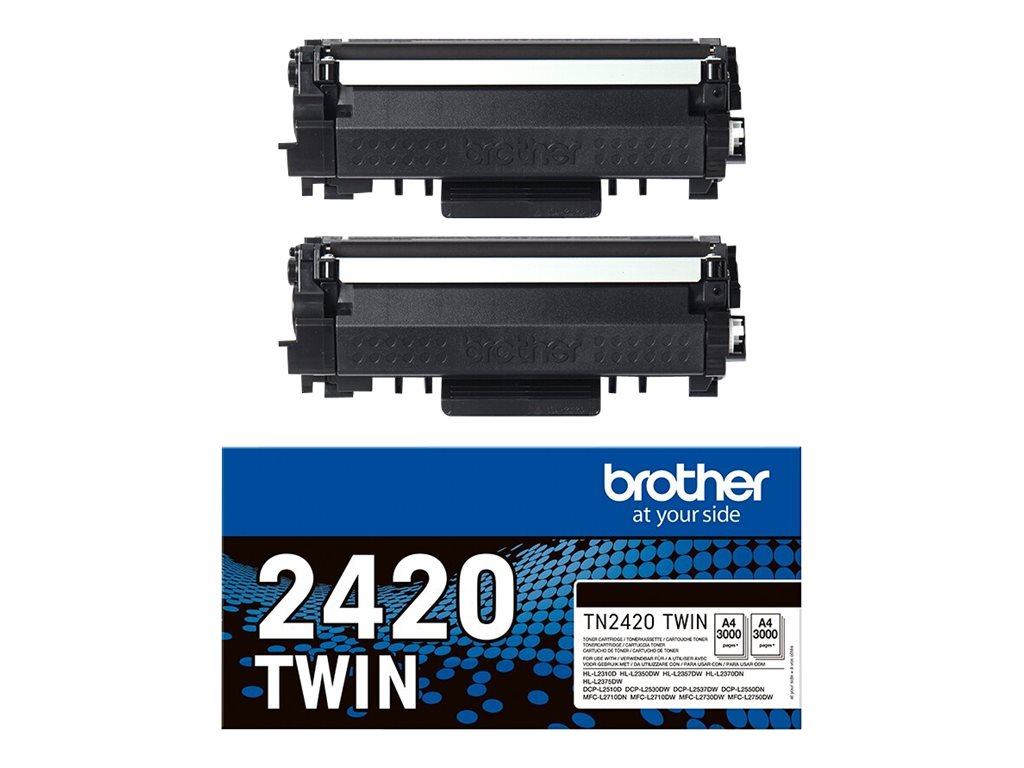 Original Brother TN2420TWIN Toner Schwarz ( 2 Stück )