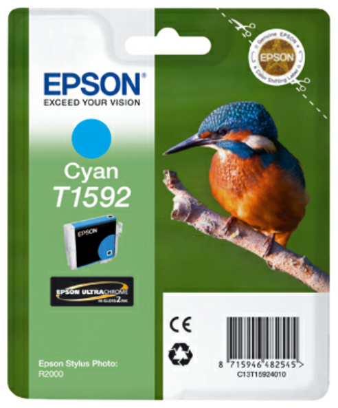 Original EPSON T1592 cyan Tintenpatrone