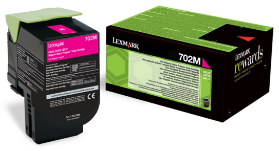 Original Lexmark 702M | 70C20M0 Toner Magenta