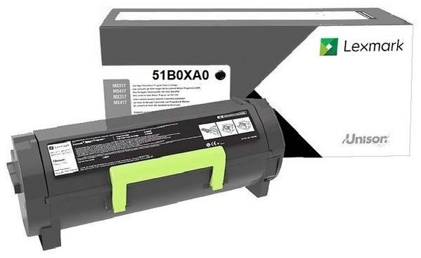 Original Lexmark 51B0XA0 Toner Schwarz