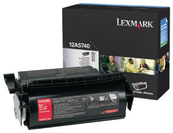 Original Lexmark 12A5740 Toner Schwarz