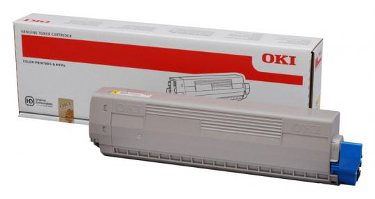 Original OKI 44844505 Toner Gelb
