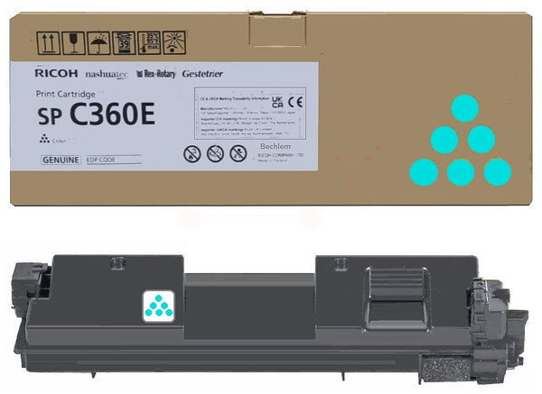 Original Ricoh SPC360E | 408189 Toner Cyan