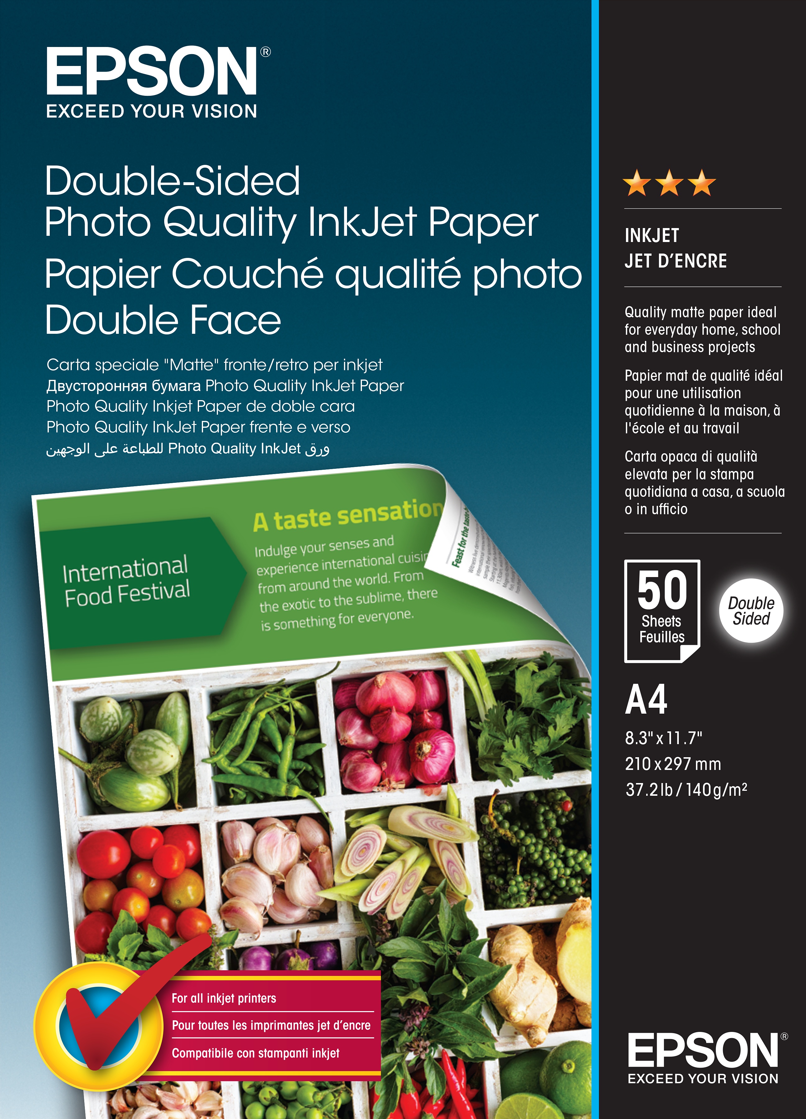 Epson Fotopapier C13S400059 Matt | A4 | 140 g/m² | 50 Blatt