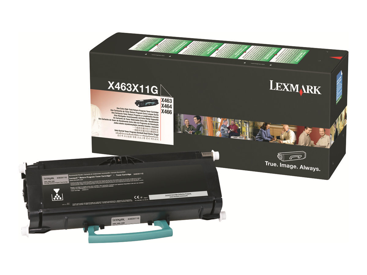 Original Lexmark X463X11G Toner Schwarz ( A-Ware )