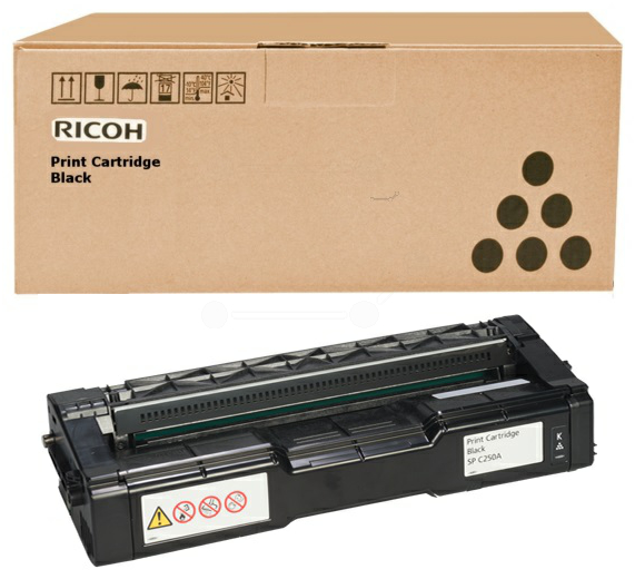 Original Ricoh 407531 / SPC252E Toner Schwarz