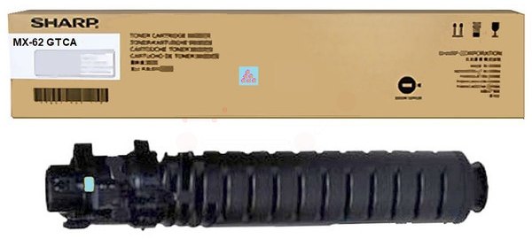 Original Sharp MX62GTCA | MX-62GTCB Toner Cyan