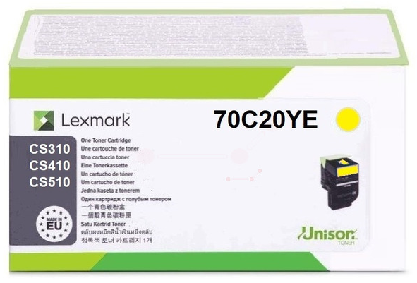 Original Lexmark 702YE | 70C20YE Toner Gelb
