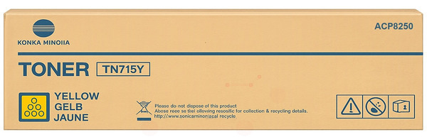 Original Konica Minolta TN715Y | ACP8250 Toner Gelb