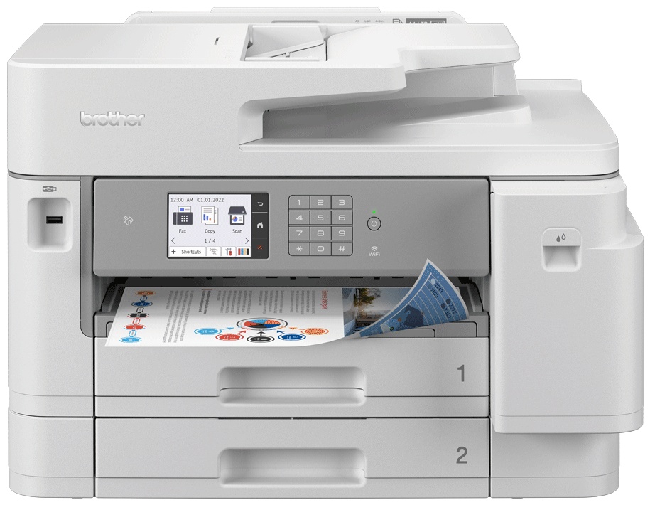 Brother MFC-J5955DW Farb Tinten Multifunktionsdrucker | A3 | 30 S./Min | Duplex | WLAN