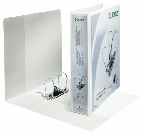 Leitz Präsentationsordner 4225 | DIN A4 | 8,0 cm | Weiß