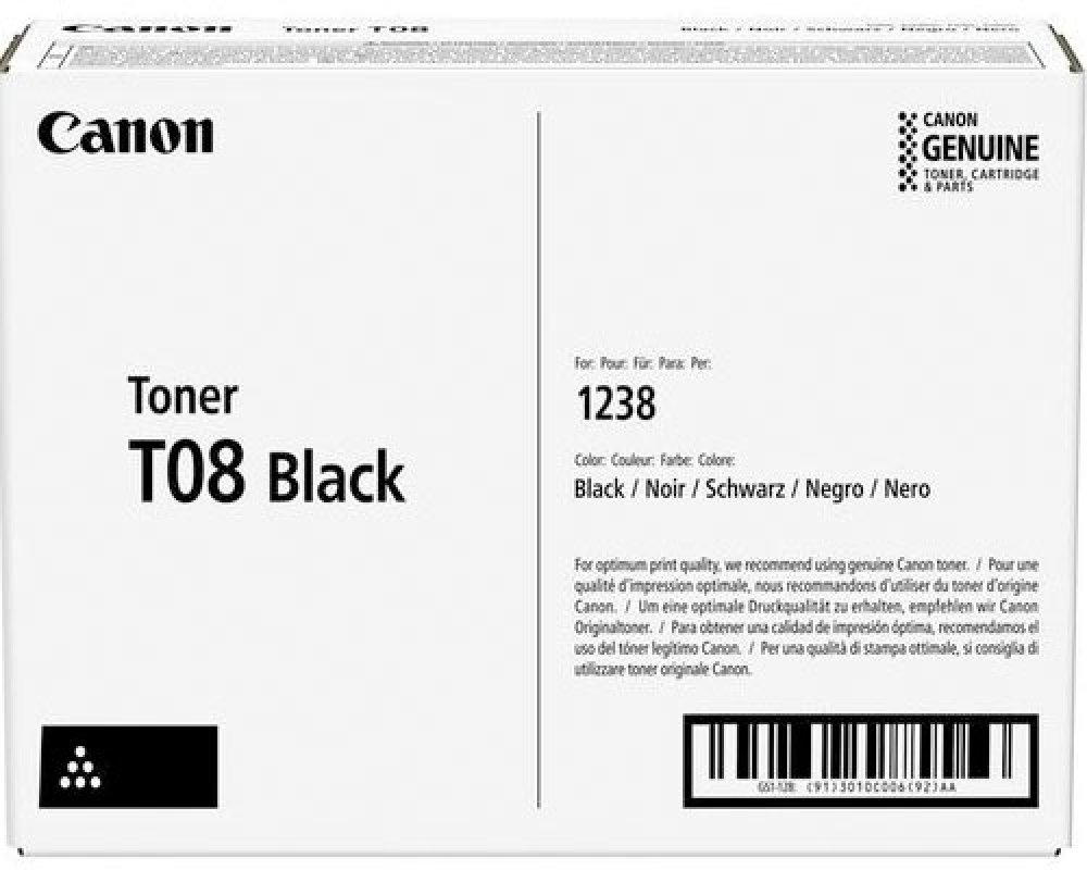Original Canon T08 | 3010C006 Toner Schwarz