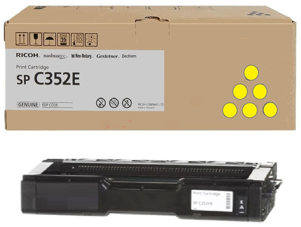 Original Ricoh 408218 / 407386 / TYPESP352E Toner Gelb