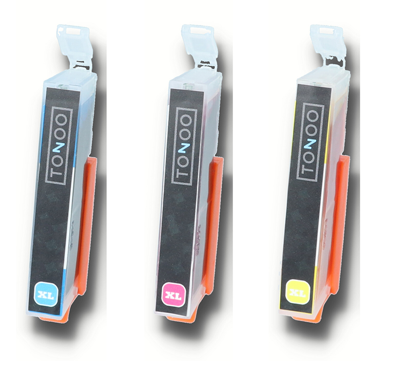 Tonoo® Tinte ersetzt Canon CLI521 | 2934B010 Multipack C/M/Y
