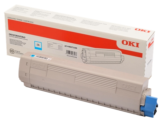 Original OKI 46471103 Toner Cyan ( A-Ware )