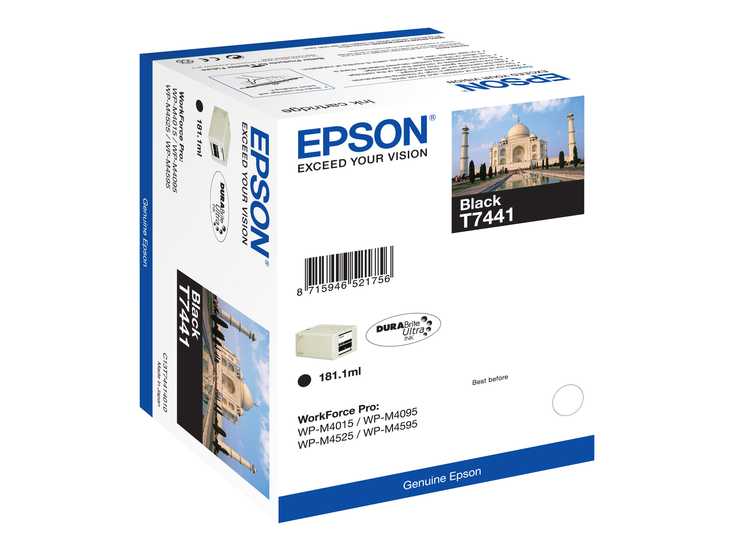 Original Epson T7441 | C13T74414010 Tinte Schwarz