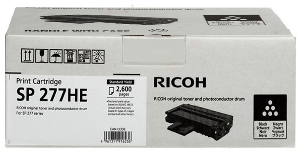 Original Ricoh Type SP277HE | 408160 Toner Schwarz