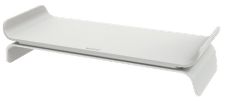 Leitz Ergo Monitorständer | für 1 Monitor | bis 27" | Standfuß | höhenverstellbar | Hellgrau