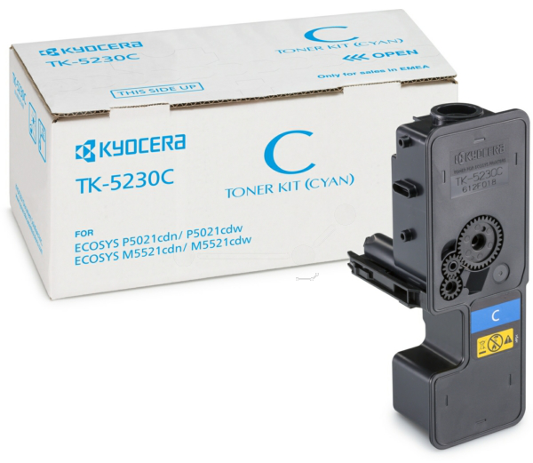 Original Kyocera TK5230C | 1T02R9CNL0 Toner Cyan XL
