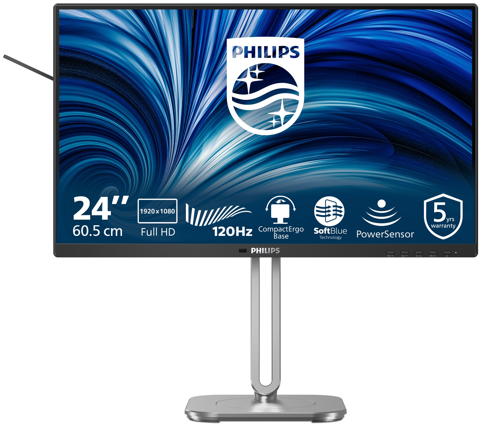 Philips 4000 series | 24B2N4200/00 Monitor 23,8 zoll | 60,5 cm | Full HD | 1920 x 1080 | Grau