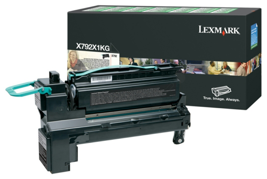 Original Lexmark X792X1KG Toner Schwarz XL