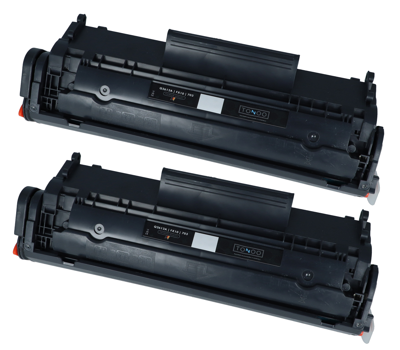 Tonoo® Toner ersetzt HP Q2612AD | 12A Toner Schwarz | 2 Stück