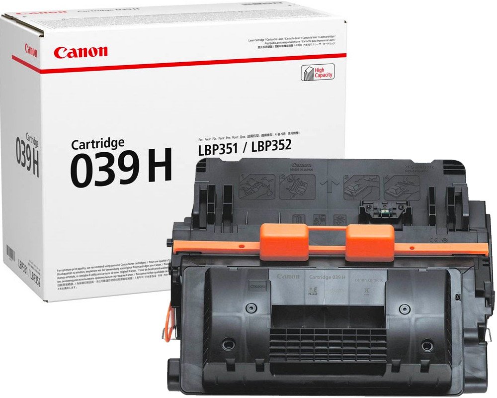 Original Canon 039H | 0288C001 Toner Schwarz XL