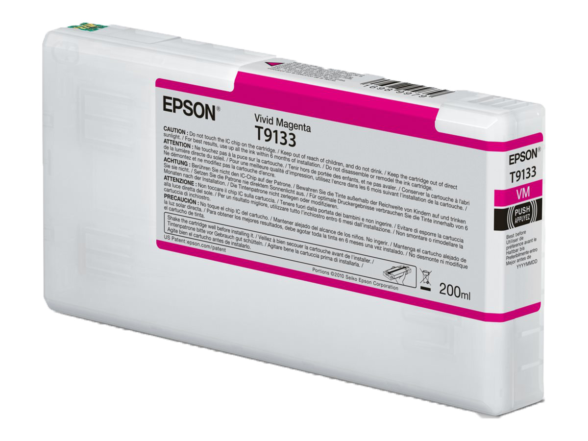 Original Epson T9133 | C13T913300 | C13T91330N Tinte Vivid Magenta