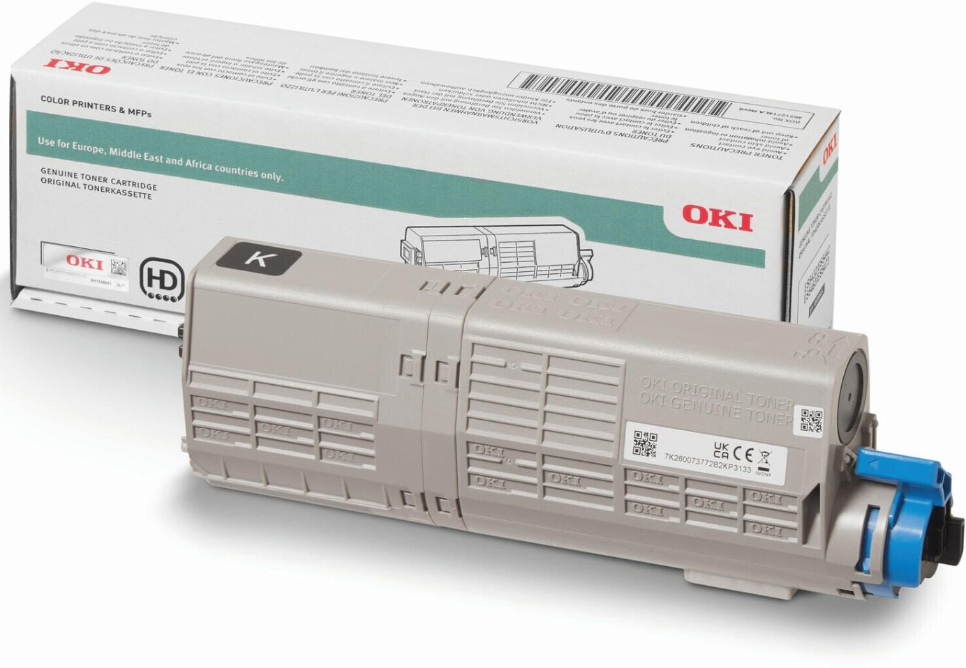 Original OKI 46490624 Toner Schwarz