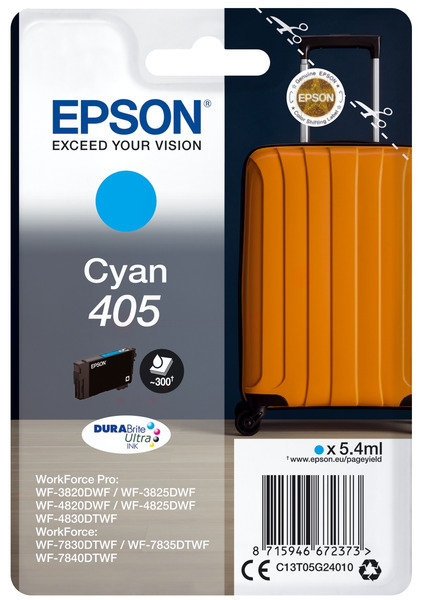 EPSON 405 / T05G2  cyan Druckerpatrone