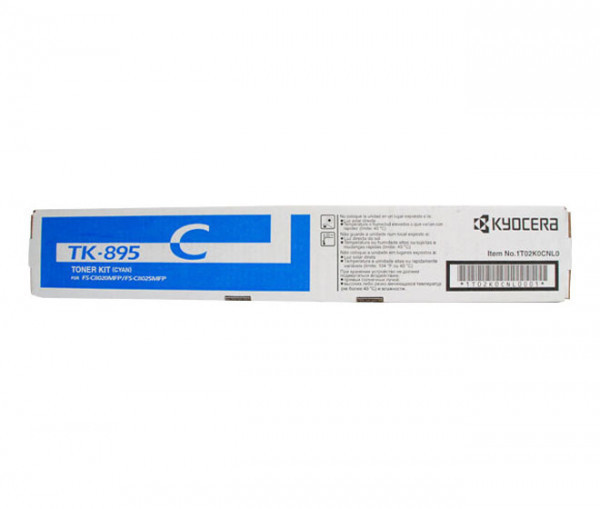 Original Kyocera TK895C | 1T0T2K0CNL Toner Cyan