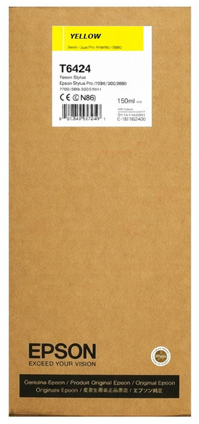 Original Epson T6424 | C13T642400 Tintenpatrone Gelb
