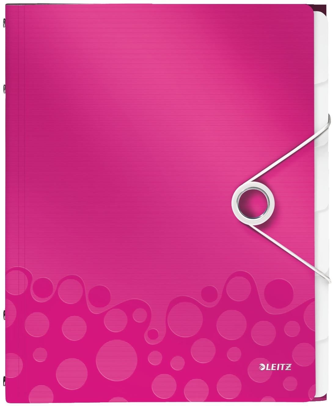 Leitz Ordnungsmappe WOW 4633 | DIN A4 | 6 Fächer | Pink | Polypropylen (PP)