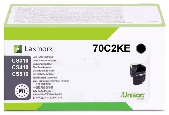 Original Lexmark 702KE | 70C20KE Toner Schwarz