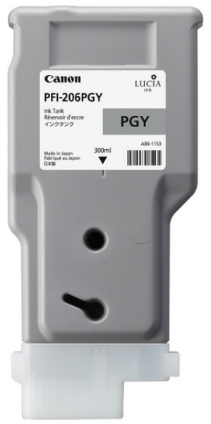 Original Canon PFI206PGY | 5313B001 Tinte Foto Grau XL ( 2025 )