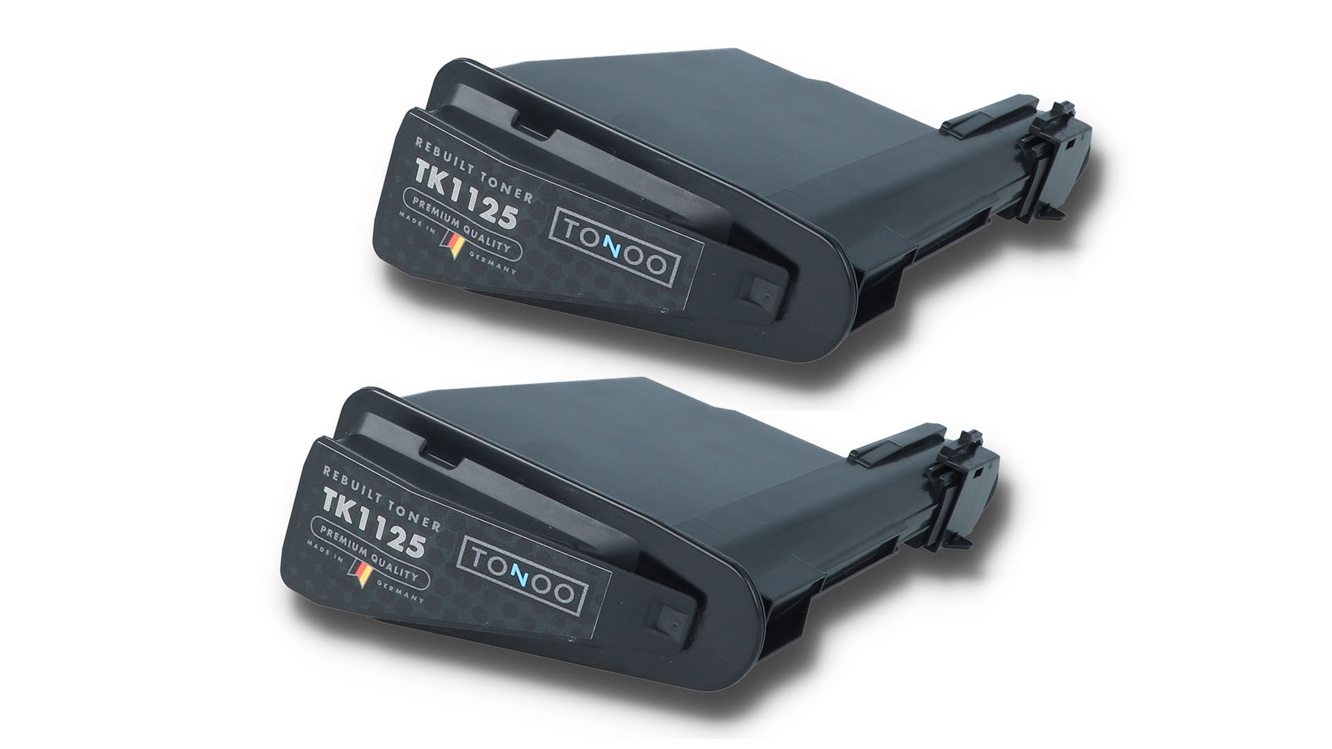 Tonoo® Toner ersetzt Kyocera TK1125 Schwarz Doppelpack