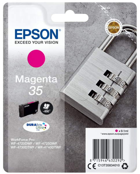 Original Epson 35 | C13T35834010 Tinte Magenta