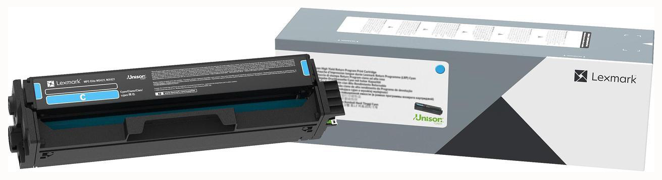 Original Lexmark 20N0H20 Toner Cyan XL ( A-Ware )